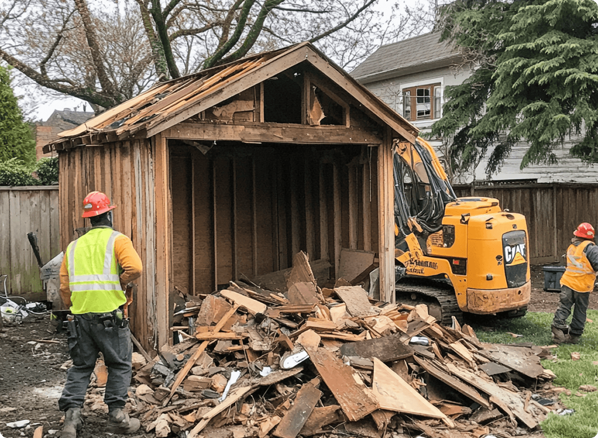 Shed Demolition - Mixed Bag Solutions